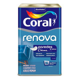 Tinta Coral Premium Fosca Renova Parede - Dália Azul 16l