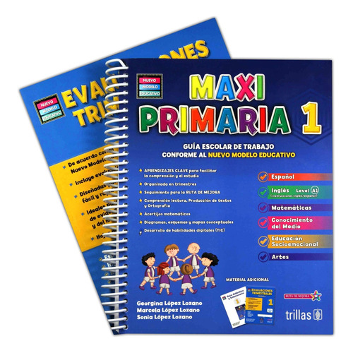 Maxi Primaria 1 Guía Escolar De Trabajo Y Evaluación Trillas
