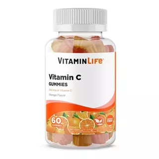 Vitamina C Gummies / 60 Gomitas / Vitamin Life Sabor Naranja