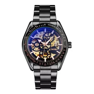 Reloj Skmei 9194 Automatico Negro Caballeros Correa Metal