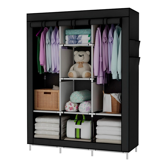 Closet Organizador Ropa Armario Zapatera Portátil 4 Niveles