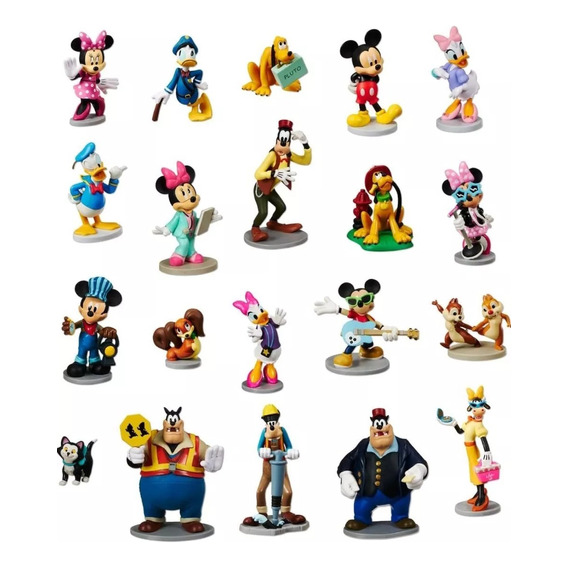 Playset Deluxe Mickey Mouse 20 Figuras Nuevo Y Original