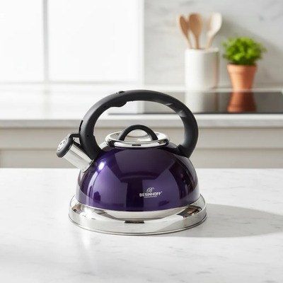 Pava De Acero Inoxidable 2,6 Litros Besinhoff Morado