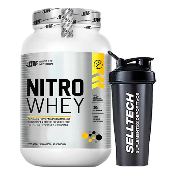 Proteína Universe Nutrition Nitro Whey 1.25kg Chocolate