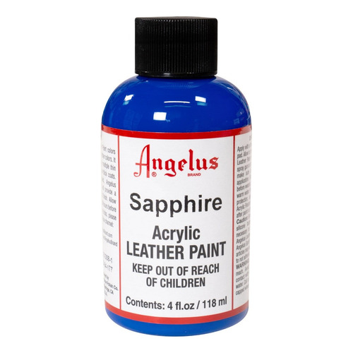 Pintura Acrílica Angelus 4 Oz ( 1 Pieza ) Color Sapphire