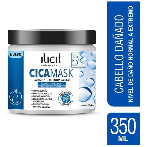 Mascara De Botox Cicamask 350 Ml - Ilicit