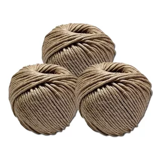 10 Fio Cordão Rami 4mm Rolo 500g Sisal Convite Aprox. 100mt