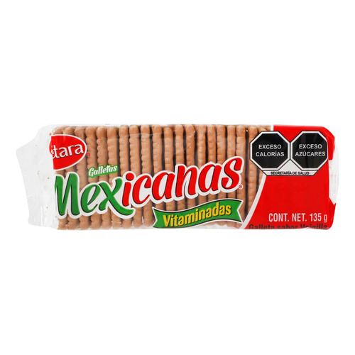 5 Pzs Cuetara Galletas Mexicana 135gr