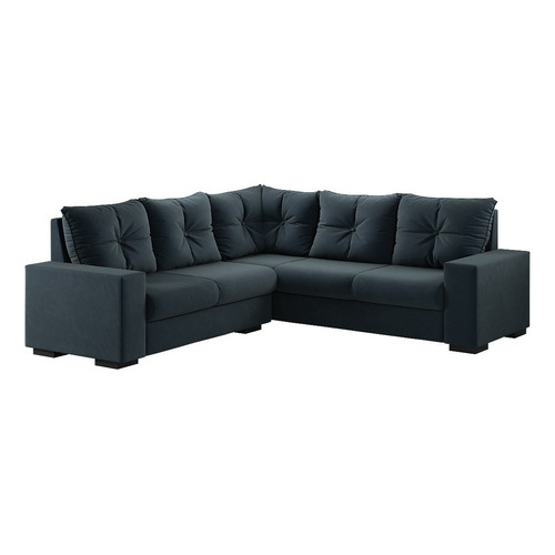 Sofa Esquinero Juego De Living Varios Cuerpos Sillon Color Petróleo