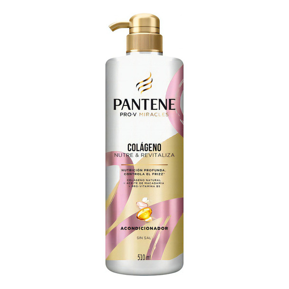  Acondicionador Pantene Pro-v Miracles Colágeno Nutre & Revitaliza 510ml