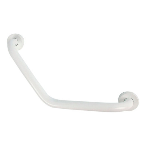 Agarradera Angular Baño Dantes 45 Cm Acero Inoxidable Color Blanco