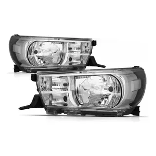 Farol Lado Direito Ou Esquerdo Hilux 2016 A 2019 Sem Led