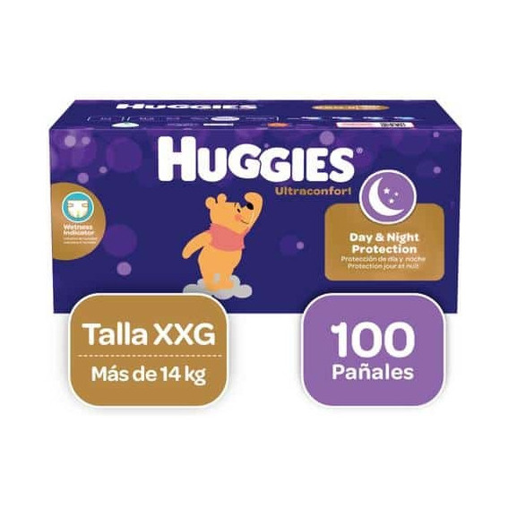 Pañales Huggies Ultraconfort Talla Xxg 100 Un