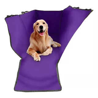 Funda Protectora Autos Perros Mascotas Resistente Violeta 