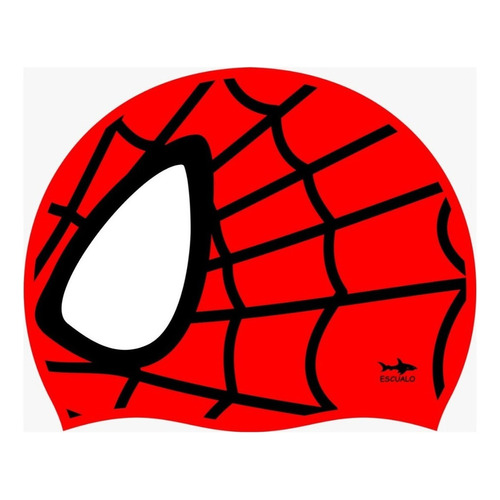 Gorras Natación Iantil Spiderman - Escualo ¡ ! Color Rojo Talla Unitalla Diseño De La Tela Estampada