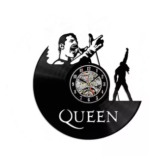 Reloj De Pared Queen En Disco Vinilo Lp De 30cm