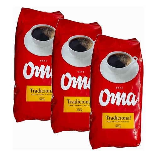 Café Oma Trad - 3 Emp X 500g