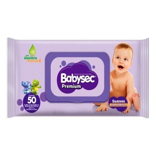 Toallitas Babysec Premium X 50 - Bebés Y Niños