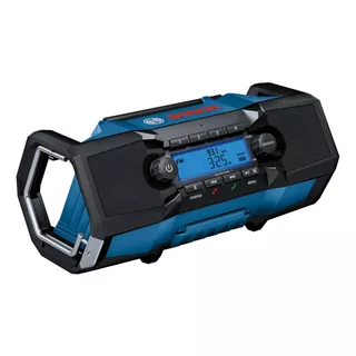 Bocina Bluetooth Bosch Compact Jobsite Con Radio -azul