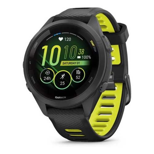 Smartwatch Forerunner 265s Musica Reloj Garmin Tactil Amoled Color Del Bisel Negro