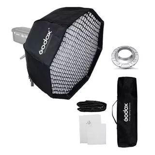 Softbox Octabox 95cm Bowens Com Grid Colméia Octagonal