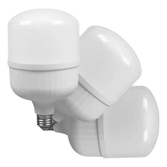 Pack X3 Ampolleta Led 60w E27 220v Alta Potencia Led