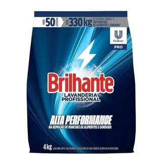 Lava-roupa Brilhante Profissional Lavanderia Alta Perf. 4kg