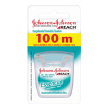 Hilo Dental Johnson Y Johnson Reach Essencial Sabor Menta 100m