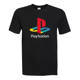 Polera  Hombre - Playstation Logo - Diseño 01