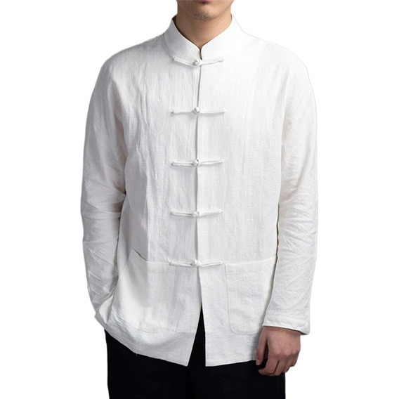 Camisa Tang Para Hombre, Abrigo De Kung-fu Taichí, Traje Tan