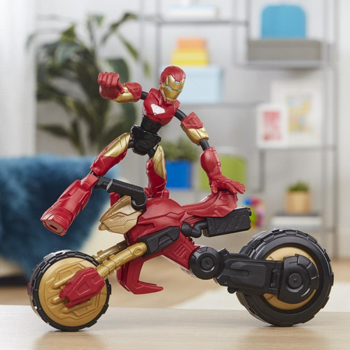 Avengers Bend And Flex Flex Vehiculo Iron Man Hasbro Origina