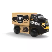 Trencity Camión Policia Poly - Camiones Juguetes De Madera