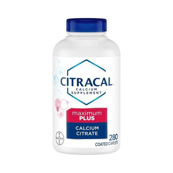 Citracal Calcio + Vitamina D3 Maximum Plus 280 Tabs Bayer Sabor Neutro