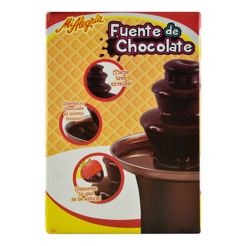 Fuente De Chocolate Mi Alegria Color Cafe