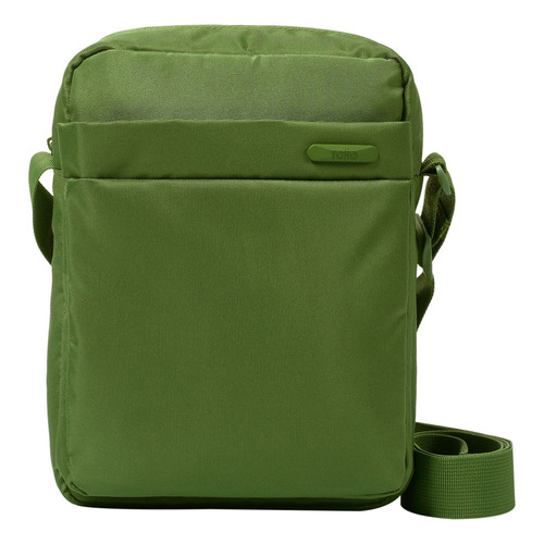 Bolso Hombre Porta Pc 10 Wyvi Verde Color V3I