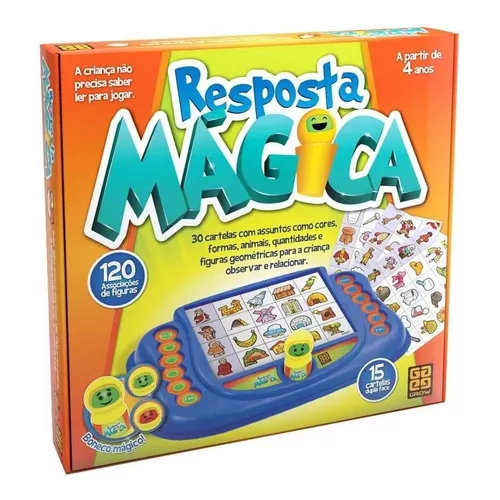 Jogo Educativo Infantil Resposta Magica Crianças Tabuleiro