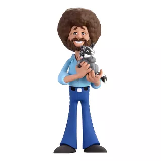 Neca Toony Bob Ross With Racoon