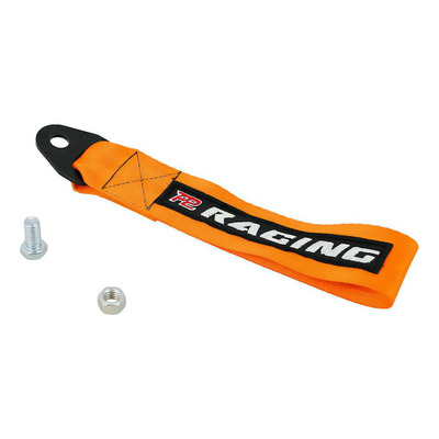 Cinta Reboque Engate Tow Strap Fita Esportiva Laranja