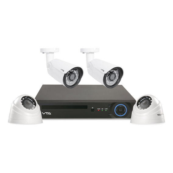 Kit Dvr Vta 4 Cámaras 1tb