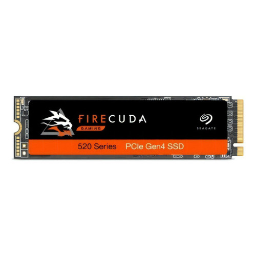 Ssd Seagate Firecuda 520, 500gb, Pci Express 4.0, M.2 Negro