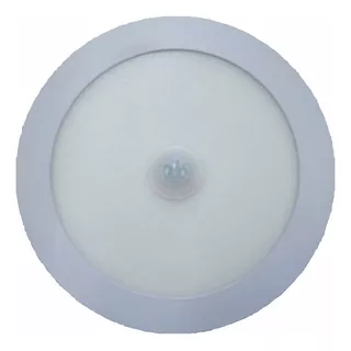 Plafón Led De Adosar 12w Con Sensor De Movimiento 110v-220v