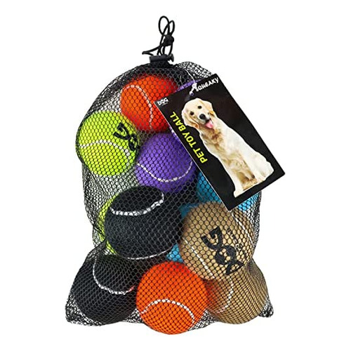 Pelotas De Tenis Chirriantes Insum Para Perros, Coloridas Y 