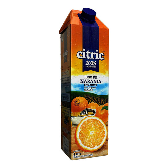 Jugo De Naranja Con Pulpa  Citric 1l