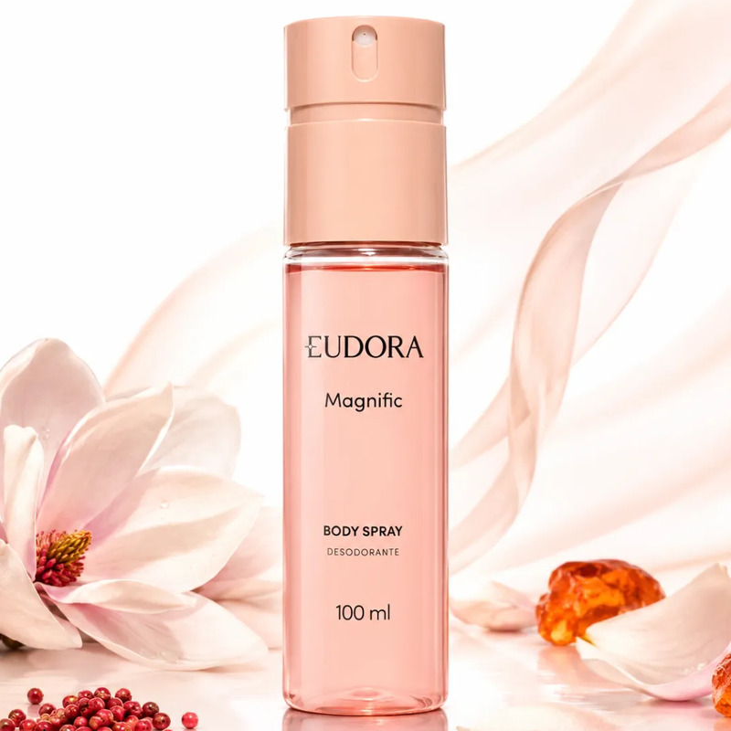 Body Spray Eudora Magnific Deo Colônia Floral Feminino 100ml