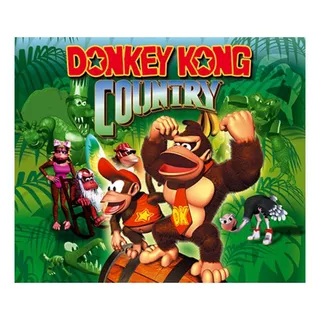 Donkey Kong Country  Donkey Kong Country Standard Edition Nintendo Snes Físico