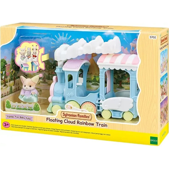 Tren Sylvanian Families Tren De Arco Iris De Nube Flotante 