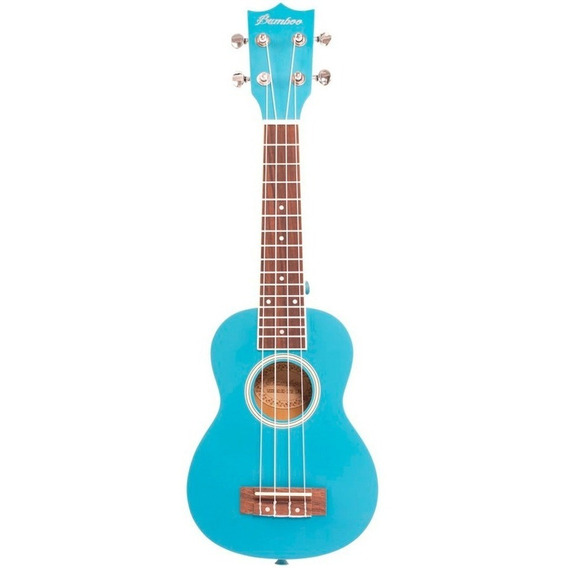 Ukelele Bamboo Soprano Bu-21lbl Color Turquesa