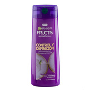 Shampoo Garnier Fructis Control Y Definición Rizos Poderosos En Botella De 350ml Por 1 Unidad