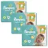 Kit Com 3 Fraldas Pampers Confort Sec G Com 114 Unidades