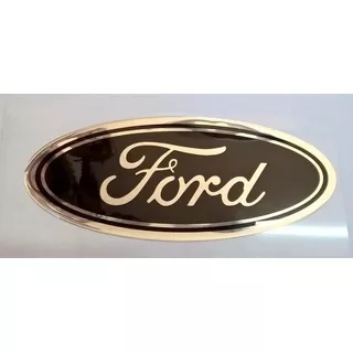Emblema Ford Grade Cargo 00/...f250 F350 F4000 Preto Resina